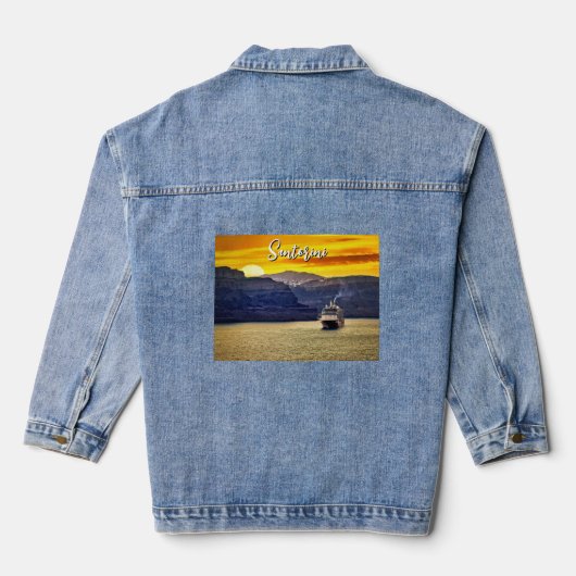 サントリーニ デニムジャケット (裏面)