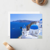 サントリーニ ノートカード (正面/裏面インサイチュ)