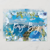 サントリーニ、ページ・ボーイのプロポーズカードになってくれる? サンキューカード (正面/裏面)