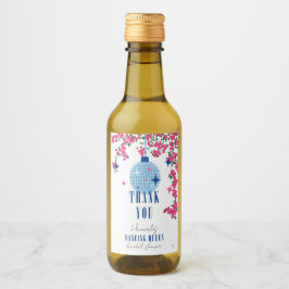 サントリーニ ミュージカル ブーゲンビリアのブライズシャワー ワインラベル