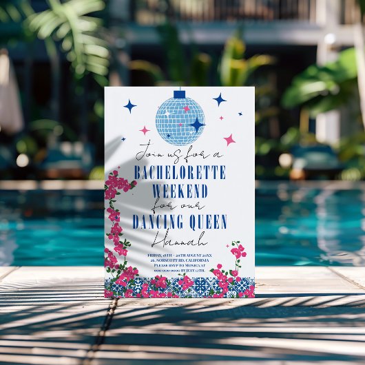 サントリーニ・ミュージカル・ブーゲンビリア・バチェロレッテ 招待状