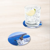 サントリーニ ラウンドペーパーコースター (インサイチュ)