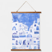 サントリーニ 吊り下げ型タペストリー (正面)