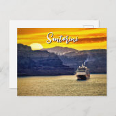 サントリーニ 案内ポストカード (正面/裏面)