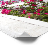 サントリーニ – Oiaポスターの青いドーム教会 ポスター (角)