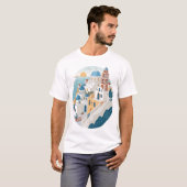 サントリーニ Tシャツ (正面フル)