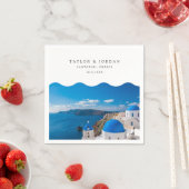 サントリ結婚ーニカスタムのギリシャ・カクテルナプキン スタンダードカクテルナプキン (インサイチュ)