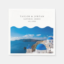 サントリ結婚ーニカスタムのギリシャ・カクテルナプキン