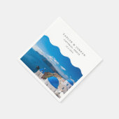 サントリ結婚ーニカスタムのギリシャ・カクテルナプキン スタンダードカクテルナプキン (角)