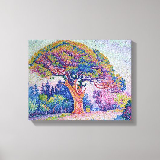 サントロペスの松の木， 1909 キャンバスプリント (正面)