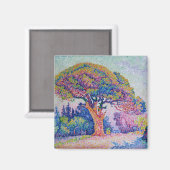 サントロペスの松の木， 1909 マグネット (正面/裏面)