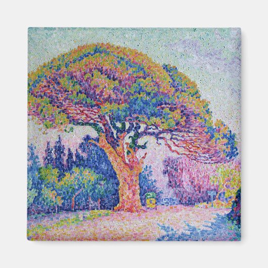 サントロペスの松の木， 1909 マグネット (正面)