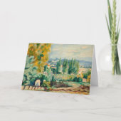 サントロペスの秋の景色 | アンリマンギン カード (正面)