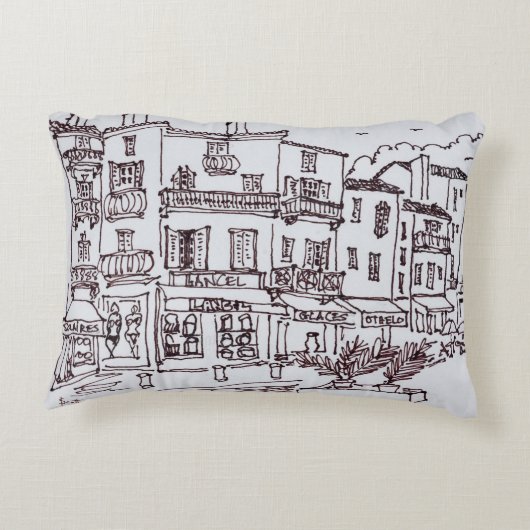 サントロペスショップ| フランスの Riviera(フランス) アクセントクッション (裏面)