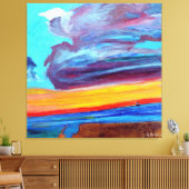 サントロペス山脈 キャンバスプリント (インサイチュ (リビング))