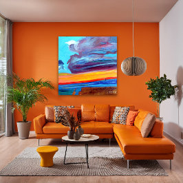 サントロペス山脈 キャンバスプリント