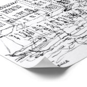 サントロペス水辺 |リビフランスのエラ(フランス) ポスター (角)