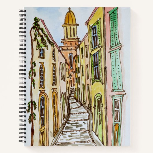 サントロペ建物 |リビフランスのエラ(フランス) ノートブック (正面)