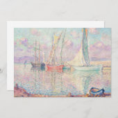 サントロペ港の帆船 | アンリレバスク (正面/裏面)