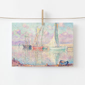 サントロペ港の帆船 | アンリレバスク カード