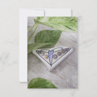 サント色彩の鮮やかリニ石にハンドパープルバタフライ