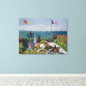 サント＝アドレスの庭、有名な絵画 キャンバスプリント (インサイチュ (ウッドフロア))