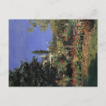 サント・アドレッセの花の庭 – Claude Monet ポストカード<br><div class="desc">クロード・モネの「サント・アドレの花素晴らし園」というタイトルの美術作品の複製で、あなたのスタイルと洗練を見せる。花の庭を描いた風景。1900色彩の鮮やか年頃。</div>