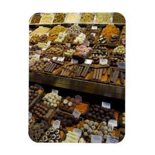 サント・ジョセップ市場、様々なチョコレートのお菓子 マグネット