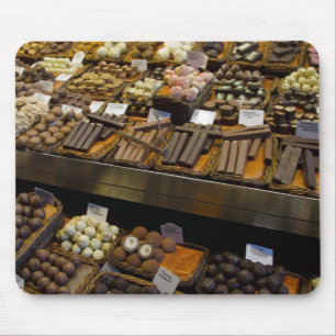 サント・ジョセップ市場、様々なチョコレート菓子 マウスパッド