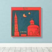 サント・スピリト2002からの見解 キャンバスプリント (インサイチュ (ウッドフロア))