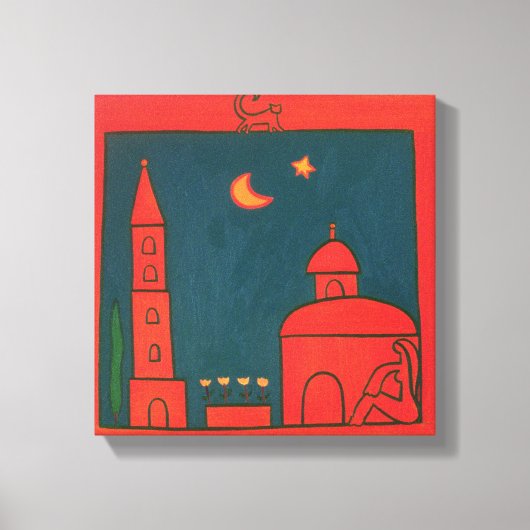 サント・スピリト2002からの見解 キャンバスプリント (正面)