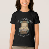 サンドだらけの寝袋 砂漠キャンプ トライブレンドTシャツ (正面)