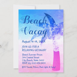 サンドアンドシーパームツリービーチゲタウェイ招待状 招待状