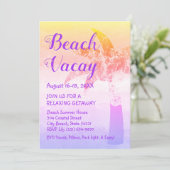 サンドアンドシーパームビーチゲタウェイ招待状 招待状 (スタンド正面)