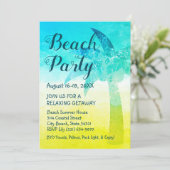 サンドアンドシーパームビーチゲタウェイ招待状 招待状 (スタンド正面)