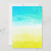 サンドアンドシーパームビーチゲタウェイ招待状 招待状 (裏面)