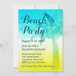 サンドアンドシーパームビーチゲタウェイ招待状 招待状