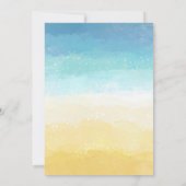 サンドアンドシービーチゲタウェイ招待状 招待状 (裏面)