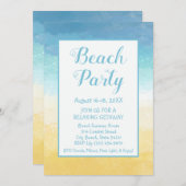 サンドアンドシービーチゲタウェイ招待状 招待状 (正面/裏面)