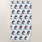 サンドアンドシービーチマーメイドサンダーコーブ ビーチタオル (正面)