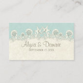 サンドアンドスターズビーチテーマ座席表 プレイスカード (裏面)