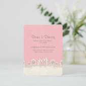 サンドアンドスターズピンクビーチ披露宴カード エンクロージャーカード (スタンド正面)