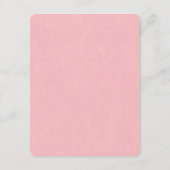 サンドアンドスターズピンクビーチ披露宴カード エンクロージャーカード (裏面)