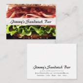 サンドイカッコいいッチストア – 名刺 (正面/裏面)