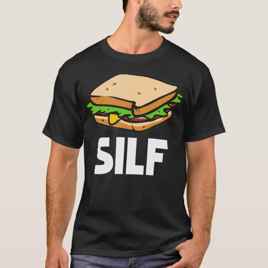 サンドイッチおもしろいSILFとデリのサブギフト Tシャツ (正面)
