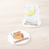 サンドイッチが欲しい コースター (側面)