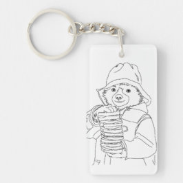 サンドイッチでクマ キーホルダー