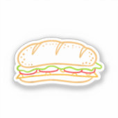 サンドイッチの内張り シール (正面)
