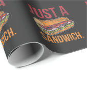 サンドイッチの食おもしろいべ物愛好家 ラッピングペーパー (ロールコーナー)