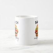 サンドイッチは私を幸せにします コーヒーマグカップ (中央)